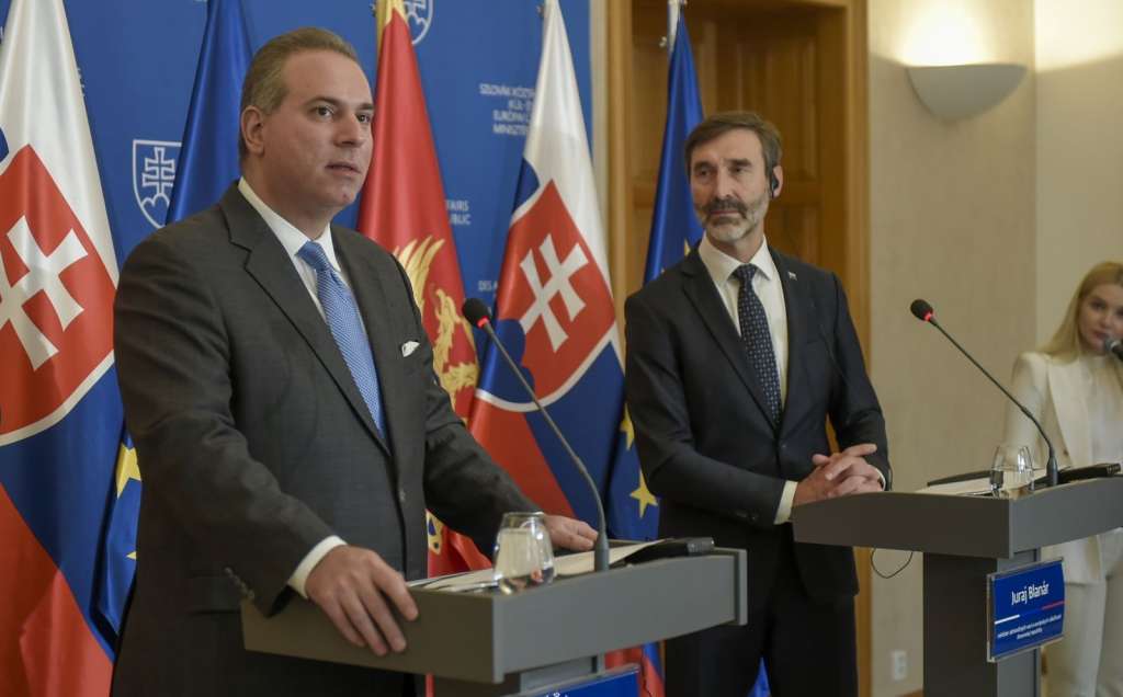 Crnogorski ministar Filip Ivanović u službenom posjetu Slovačkoj.