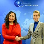 Susret Vjose Osmani i Kaje Kallas u Bruxellesu