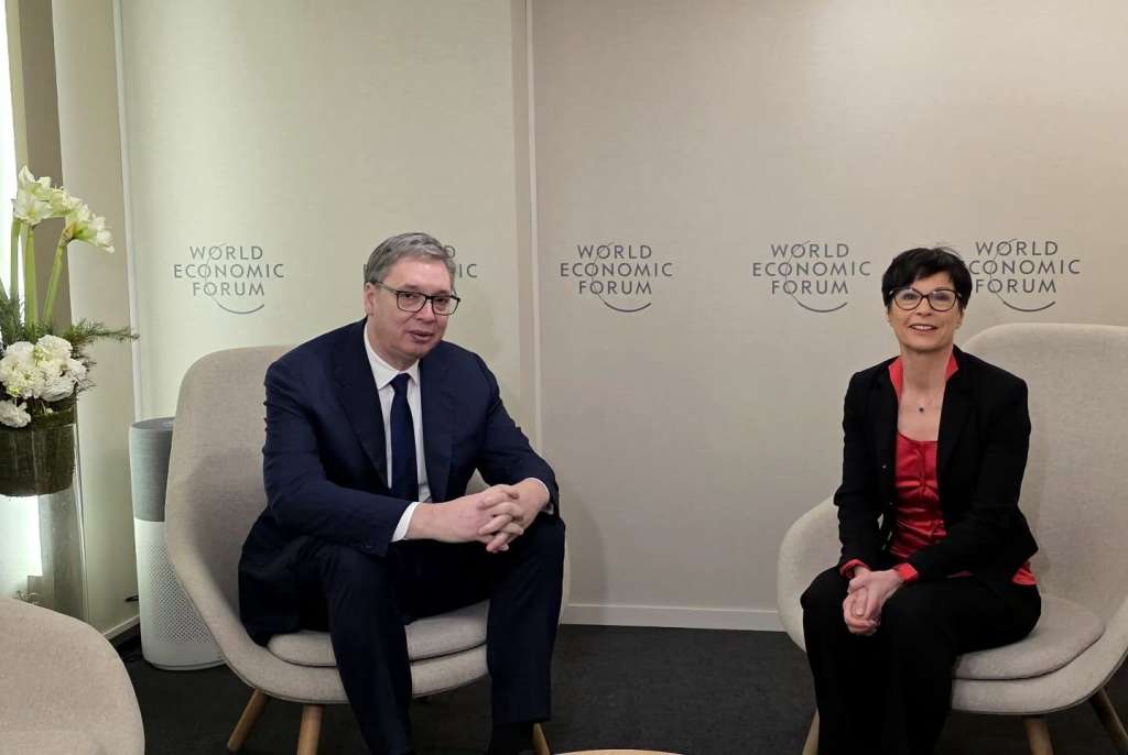 Marata Kos i Aleksandar Vučić